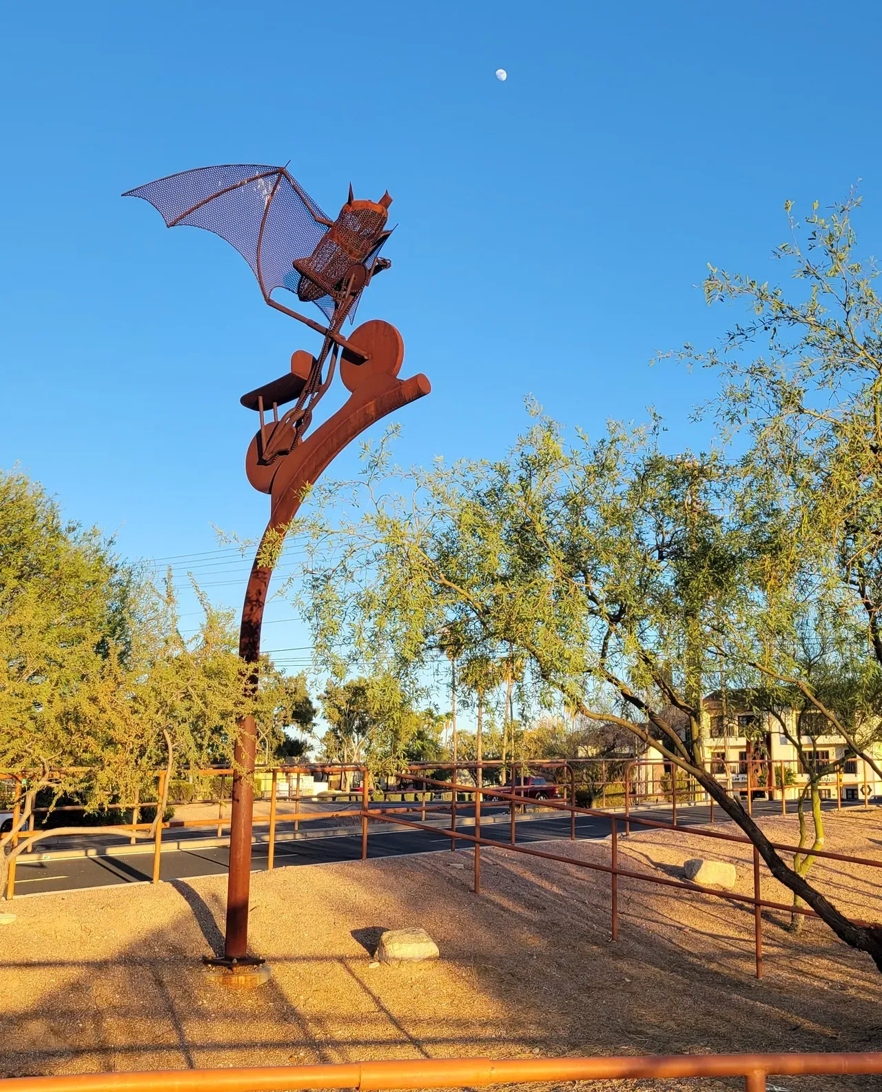 Batty Biker Tucson bat bridge