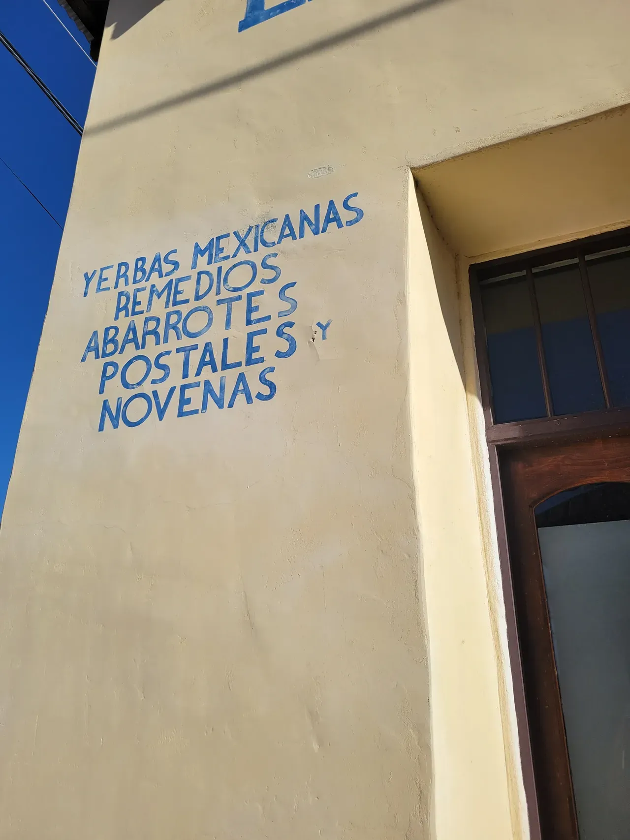 Restored Grocery Store Sign in Barrio Viejo, Tucson, Arizona